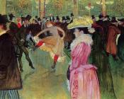 Dance at the Moulin Rouge - 亨利·德·土鲁斯·罗特列克